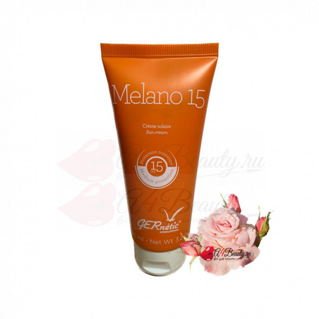 GERnetic - MELANO SPF15 - Солнцезащитный крем для лица и тела - 90мл