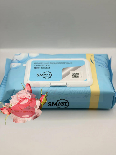 Smart Master Влажные мицеллярные салфетки для кожи Смарт 50 шт Smart Master Влажные мицеллярные салфетки для кожи Смарт 50 шт
